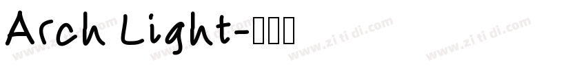 Arch Light字体转换